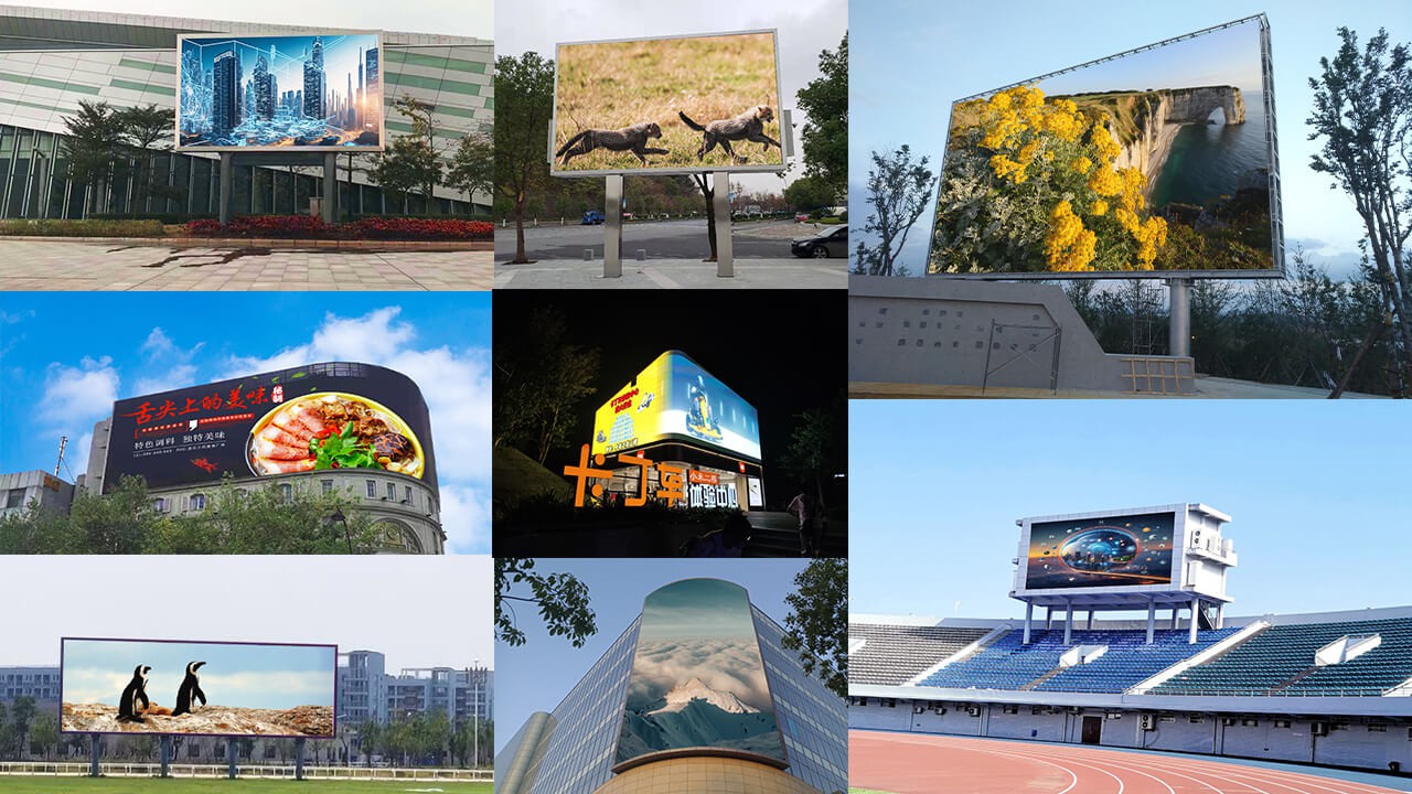 applications of P25 outdoor led display